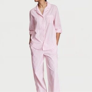 VICTORIA’S SECRET | NWOT Striped Pajama Set White Pink